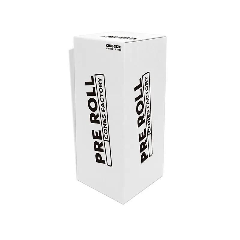 Pre Rolled Cones Printing On 40mm Foil In Tower Box Packaging (700 Count)