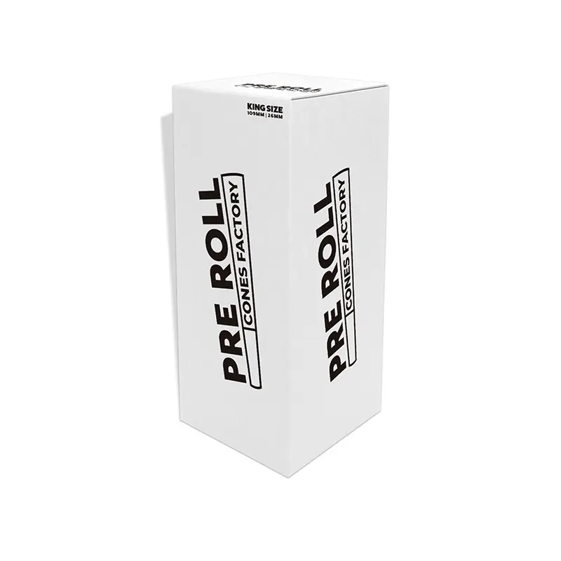 Pre Rolled Cones Printing On Papers And 26mm Tips In Tower Box Packaging (1000 Count)