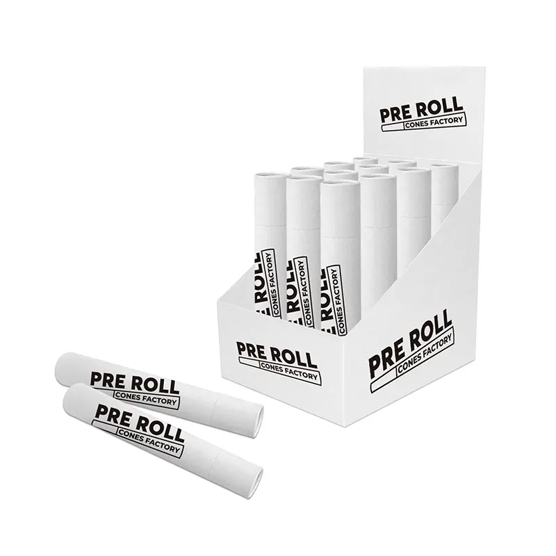 Pre Rolled Cones In Phat Kraft Tube Retail Packaging (15 Count)