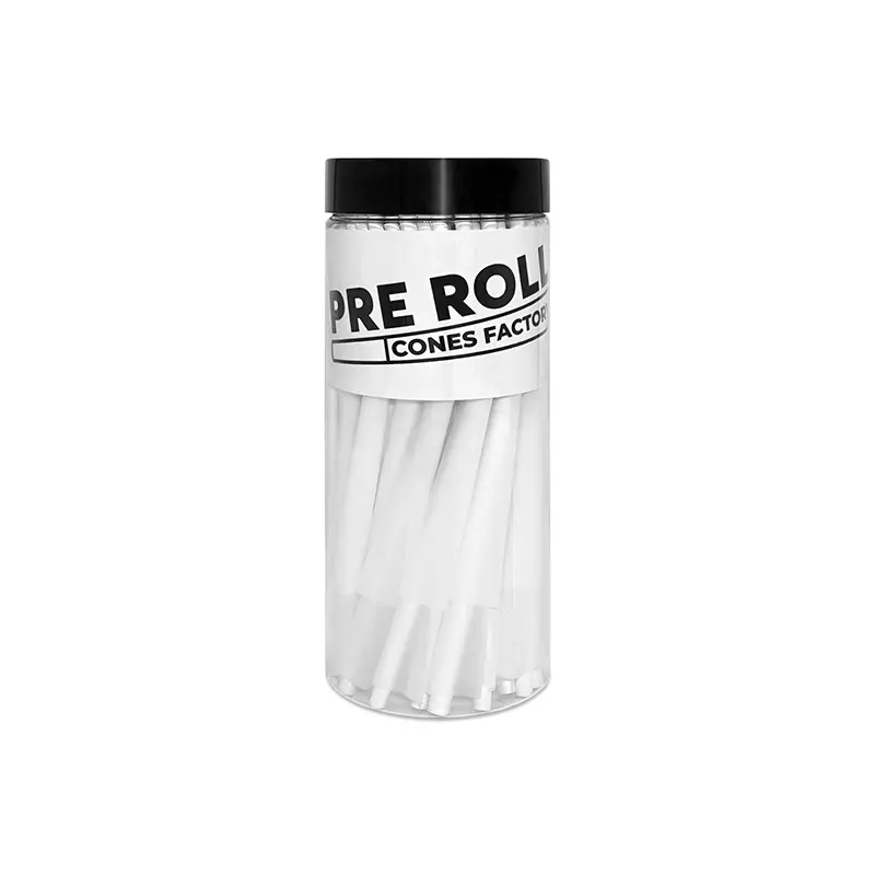 Pre Rolled Cones In Pet Bottle Packaging (50/100 Count)