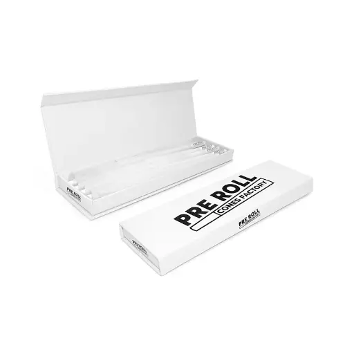 [PRCF-17] Pre Rolled Cones In Magnetic Hard Box Retail Packaging (20 Count)